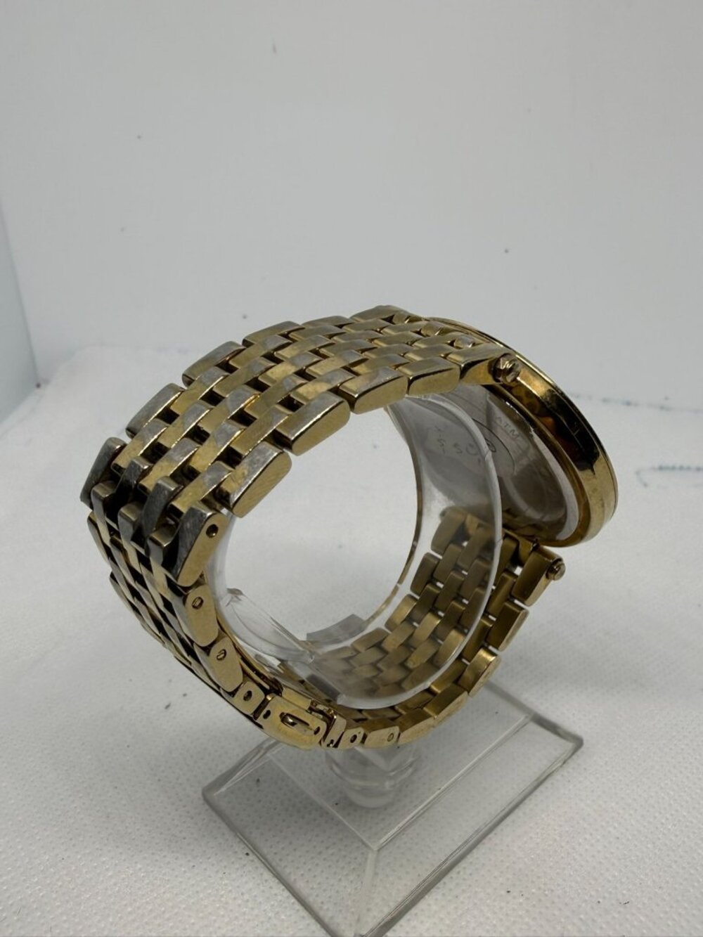 Michael Kors Darci MK3406 Women Gold-Tone Crystal Bezel Blue Dial Watch - Picture 6 of 12